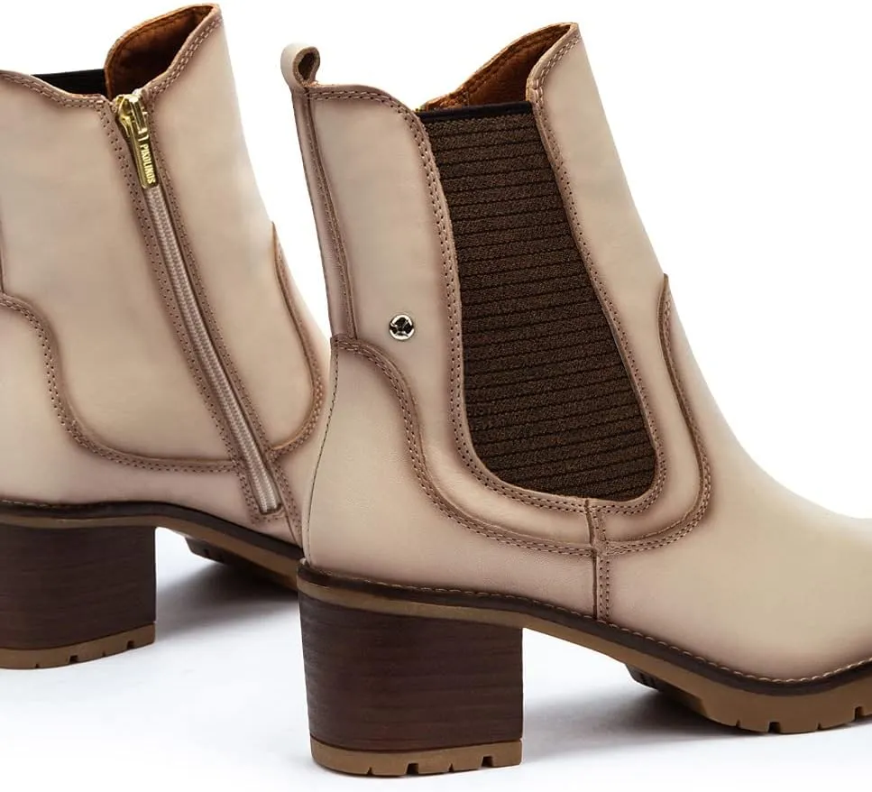 PIKOLINOS High-Heel Ankle Boot Leather Llanes for Woman