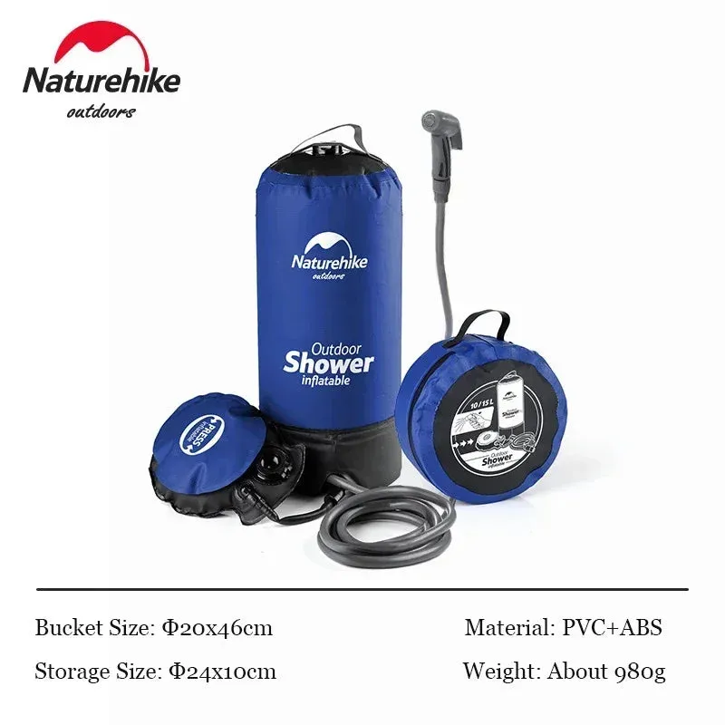 Portable PVC Pressure Shower with Foot Pump