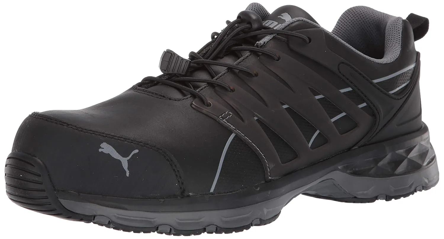 PUMA Men's Velocity 2.0 Black Industrial Shoe, 11