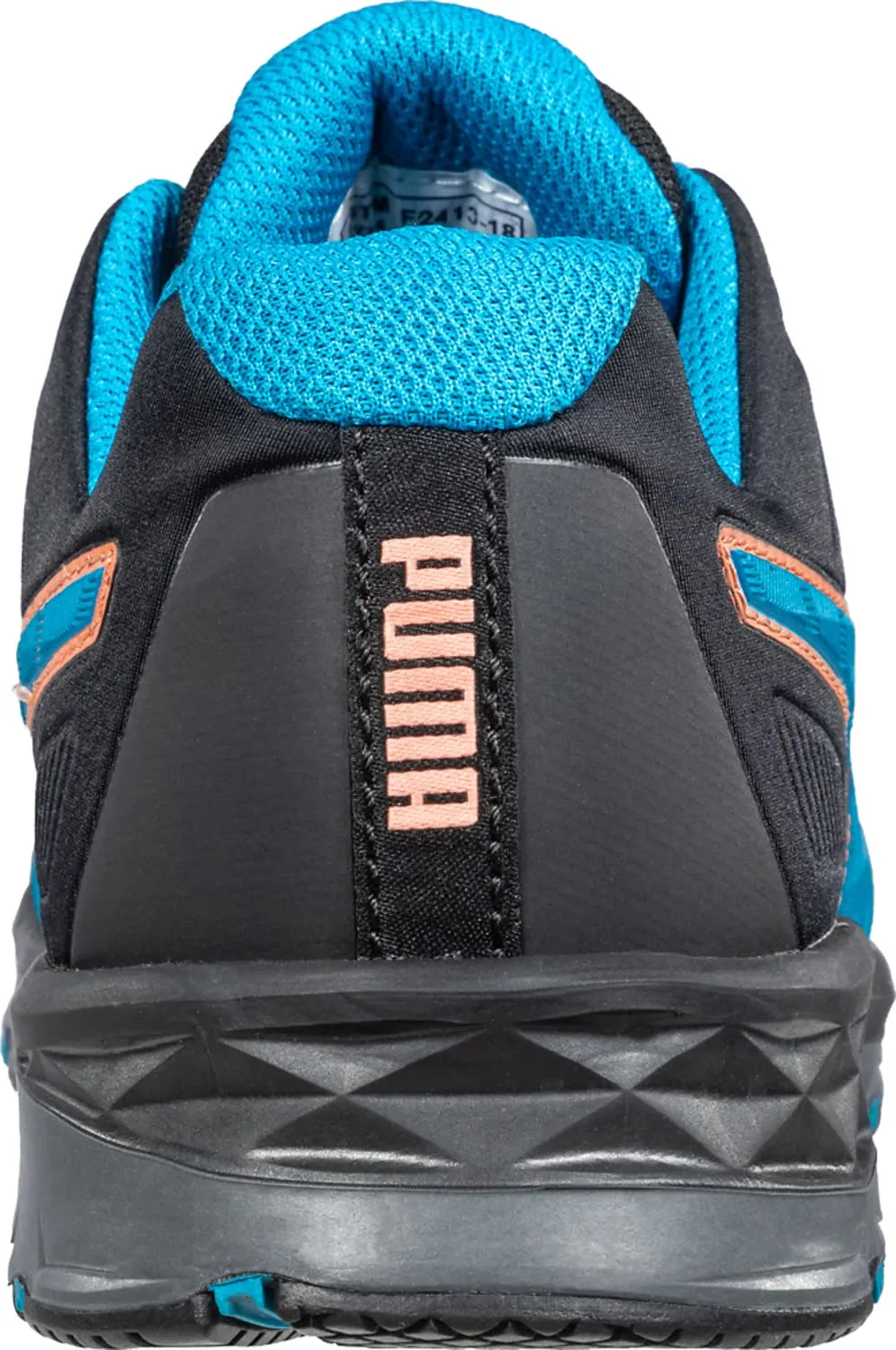 PUMA Women's Fuse Knit Black Low Industrial Shoe, 9.5