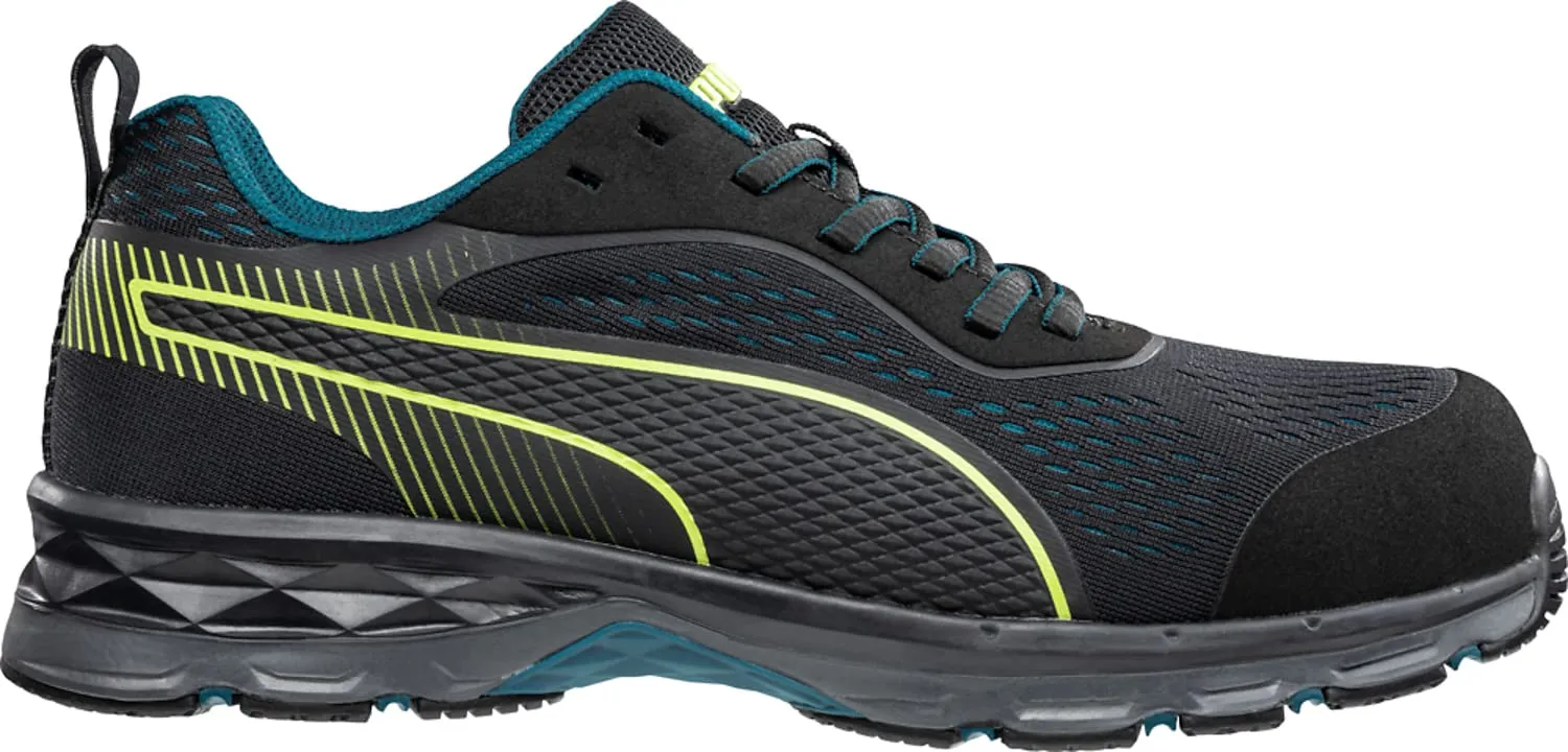 PUMA Women's Fuse Knit Black Low Industrial Shoe, 9.5