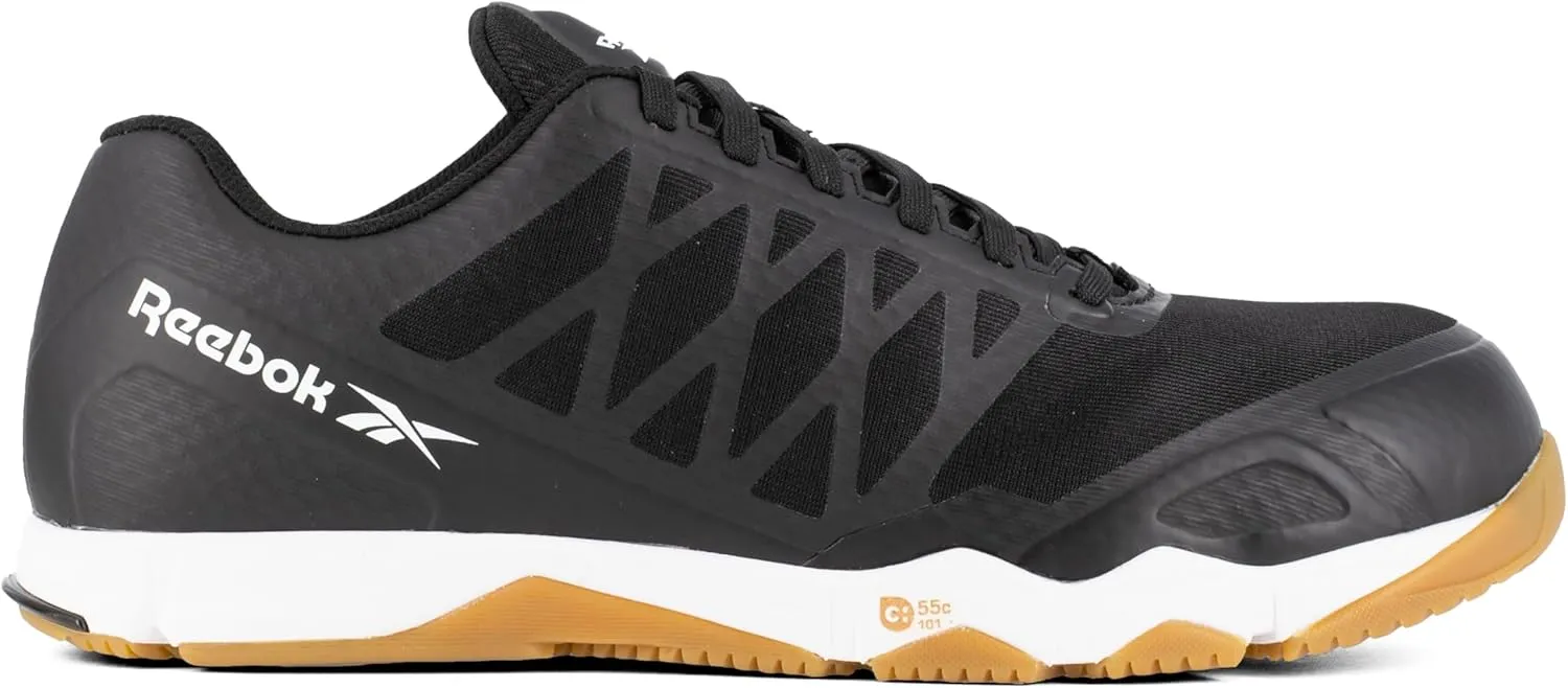 Reebok Men's Rb4450 Speed Tr Safety Toe Athletic Work Shoe Black