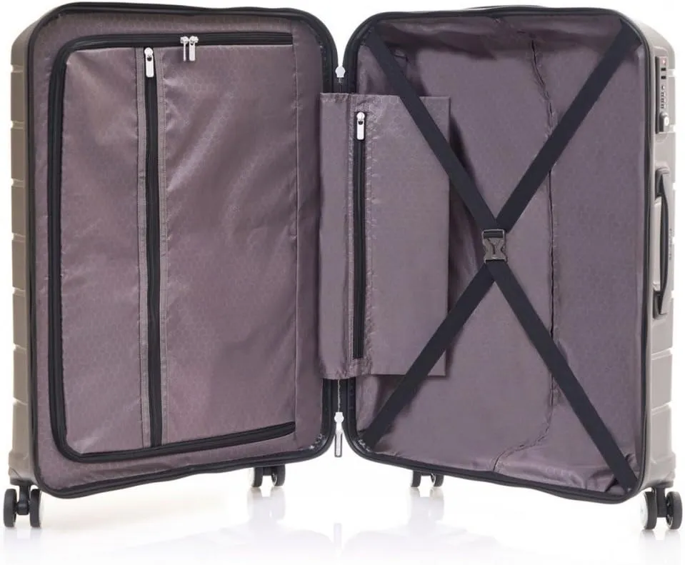 Samsonite Freeform 3 Piece Set 21|24|28 Inch Expandable Spinners (One Size, White)