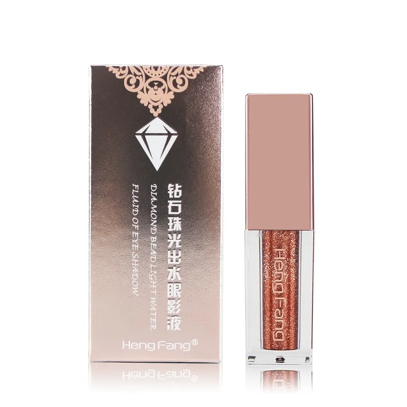 Shimmer Metal Glitter Liquid Eyeshadow Waterproof Easy to Wear