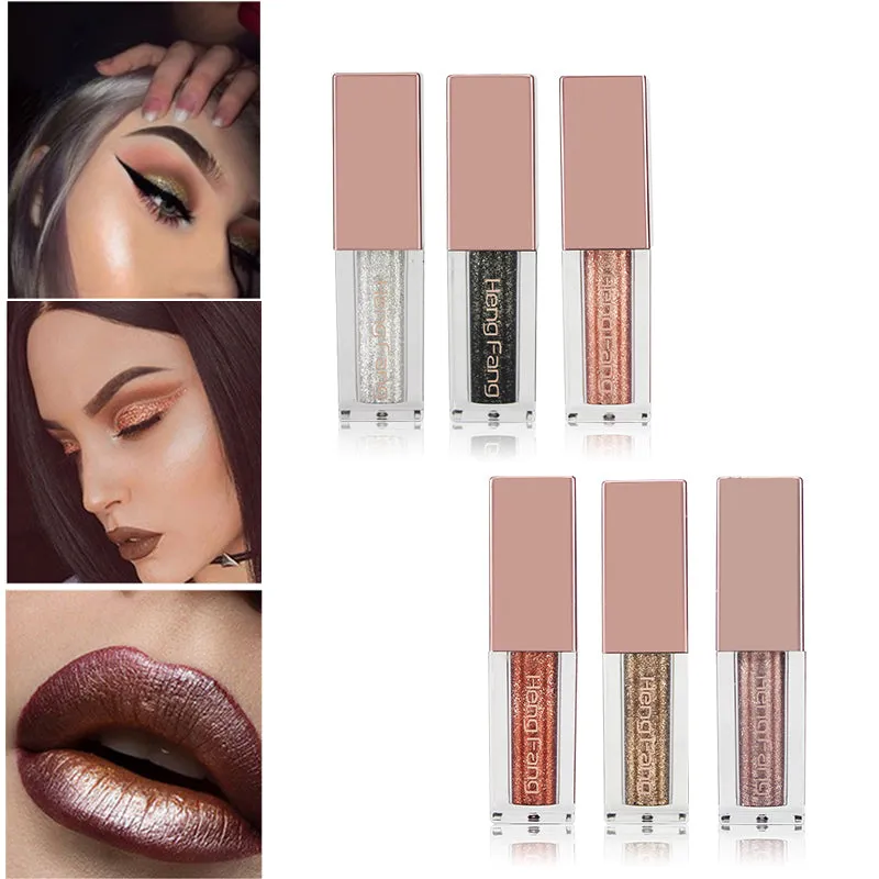 Shimmer Metal Glitter Liquid Eyeshadow Waterproof Easy to Wear