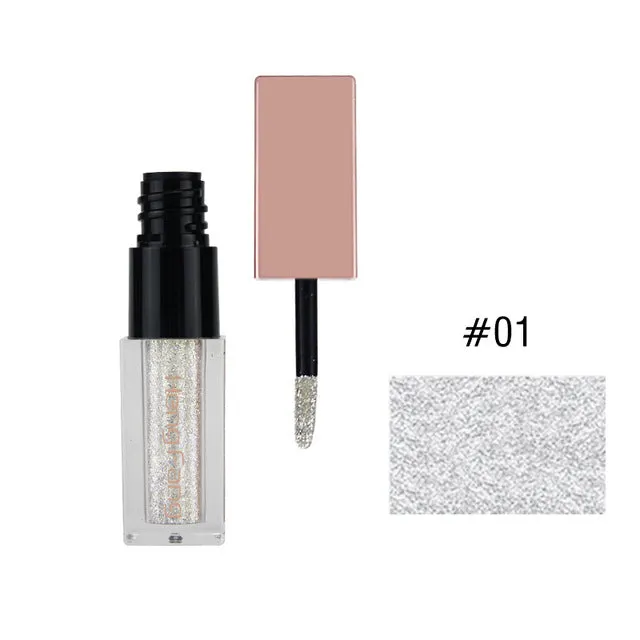 Shimmer Metal Glitter Liquid Eyeshadow Waterproof Easy to Wear