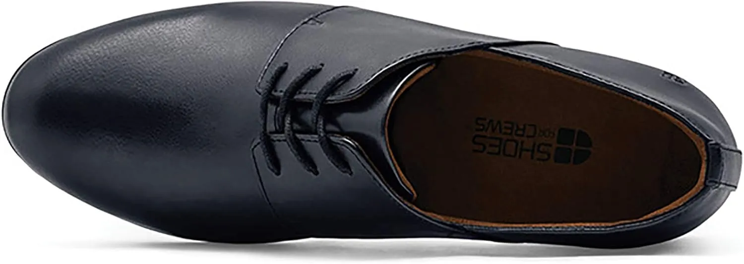 Shoes for Crews Madison III, Women's Slip Resistant Work Shoes, Water Resistant, Black
