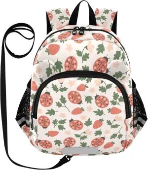 Toddler Backpack for Girls Boys Cute Animals Strawberry Kids Small Backpacks Mini School Backpack Book Bags Kindergarten Bag, 3-6 Years