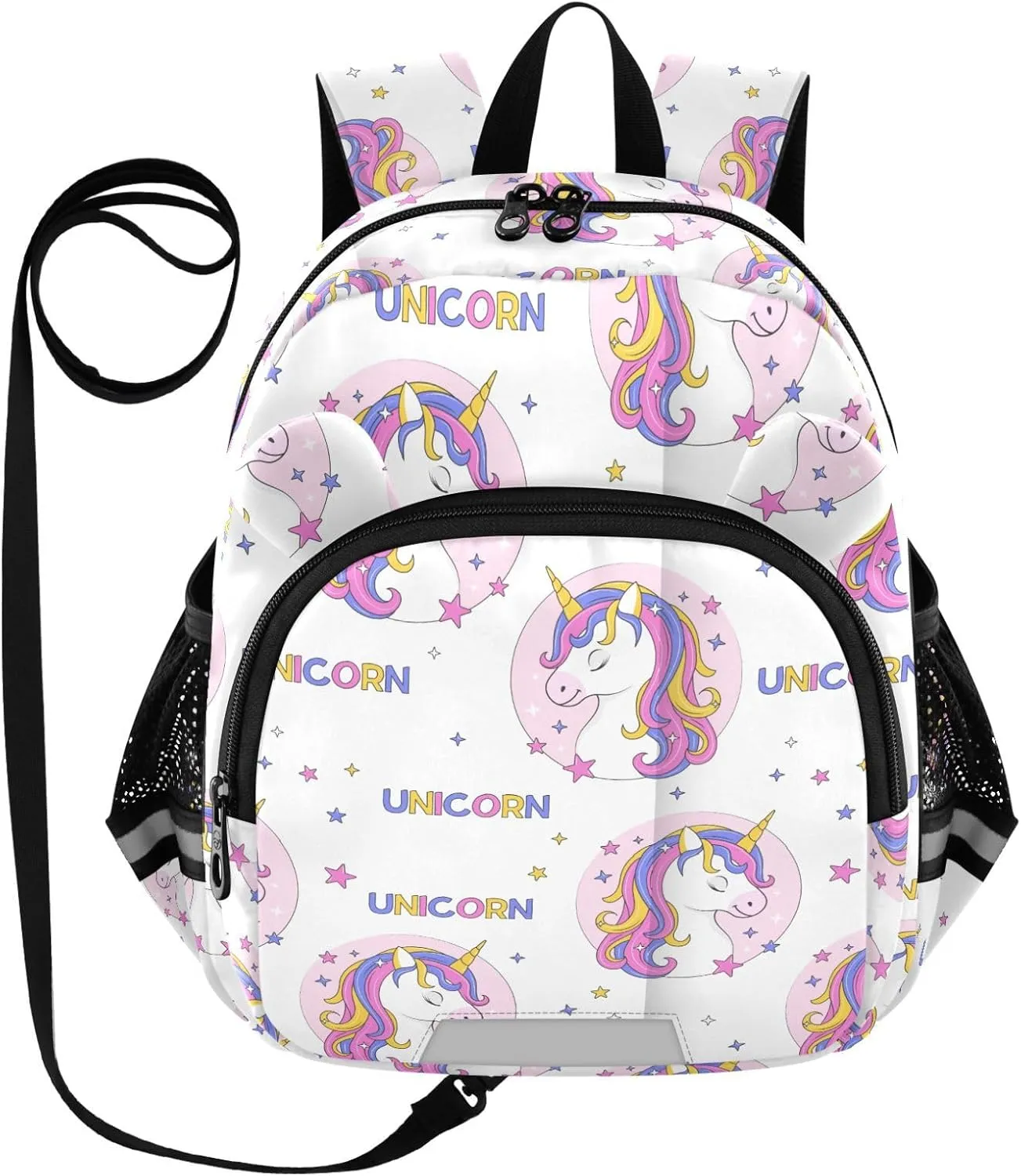 Toddler Backpack for Girls Boys Cute Unicorn Stars Kids Small Backpacks Mini School Backpack Book Bags Kindergarten Bag, 3-6 Years
