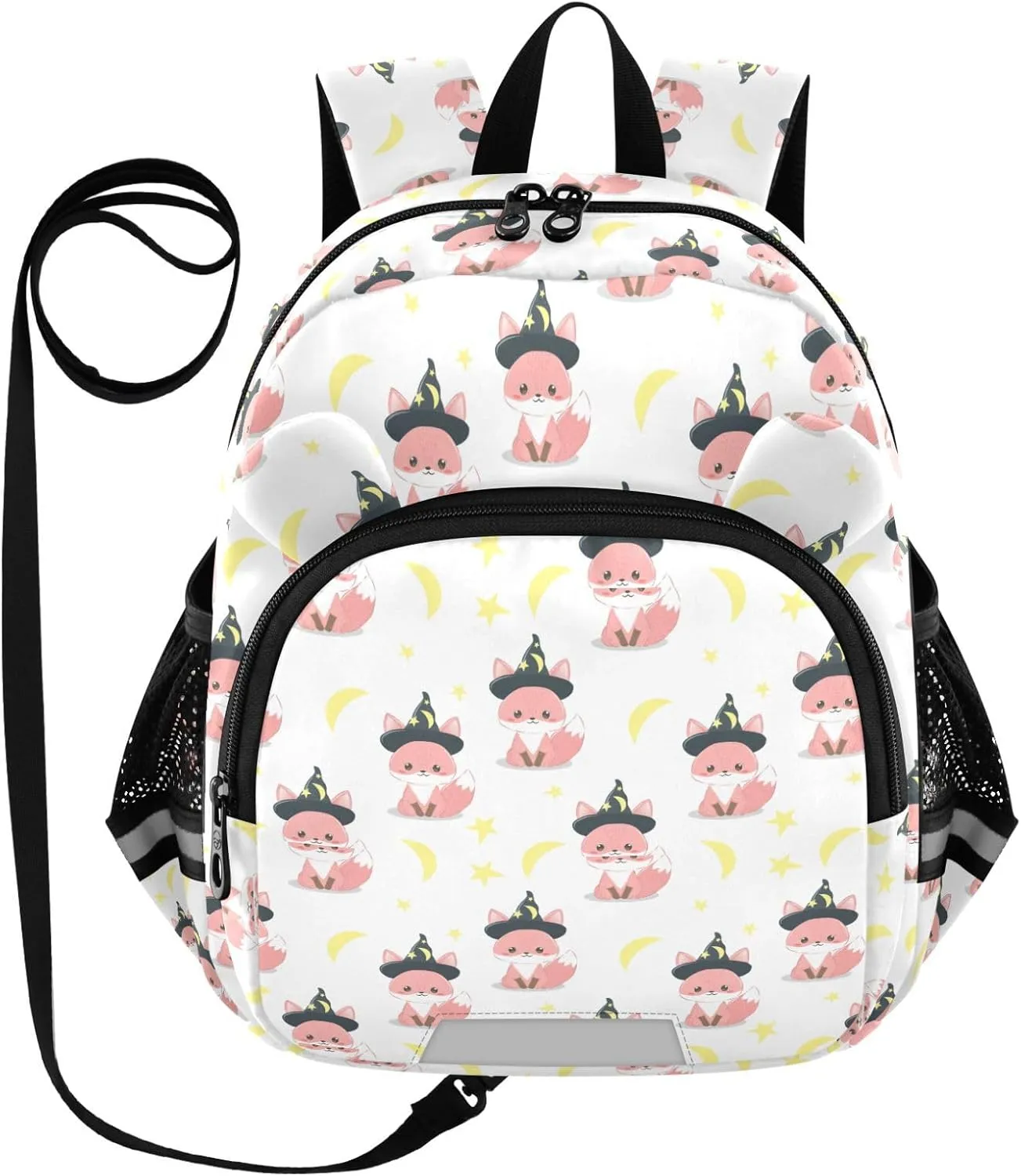 Toddler Backpack for Girls Boys Fox Magic White Kids Small Backpacks Mini School Backpack Book Bags Kindergarten Bag, 3-6 Years