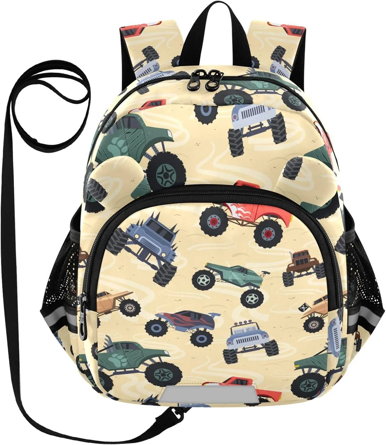 Toddler Backpack for Girls Boys Paw Cool Truck Kids Small Backpacks Mini Preschool Kindergarten Travel Backpack Book Bags, 3-6 Years