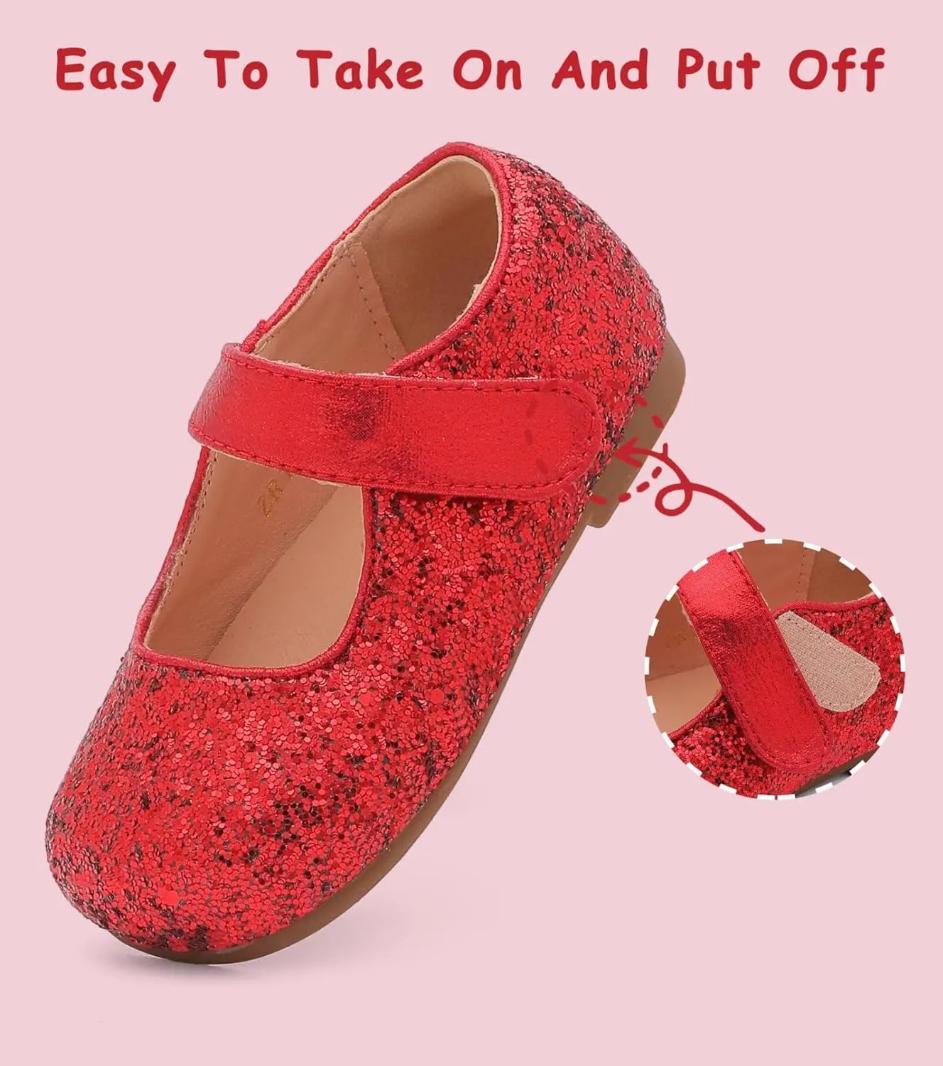 Toddler Flower Girl Dress Shoes Mary Janes Flat