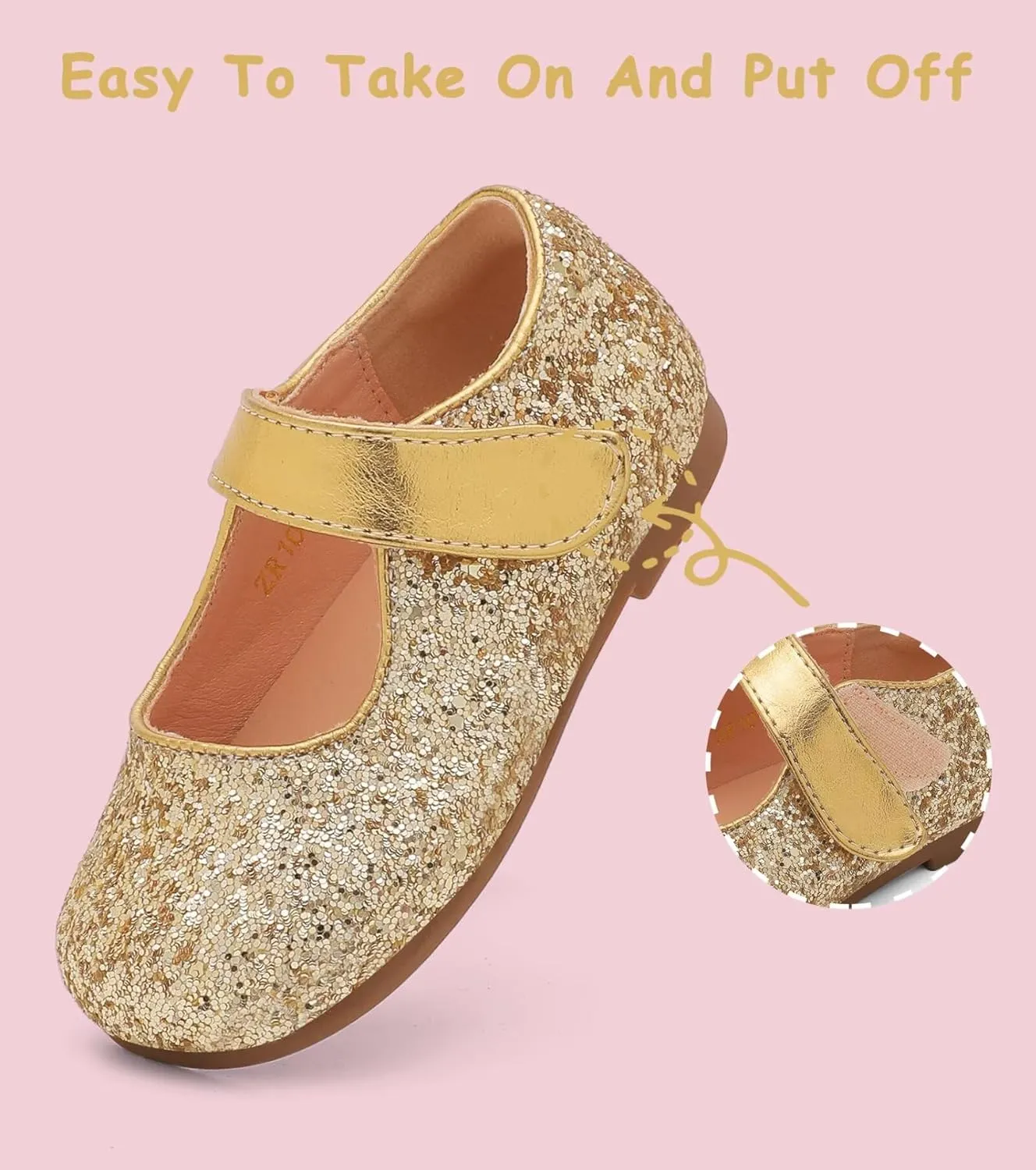 Toddler Flower Girl Dress Shoes Mary Janes Flat