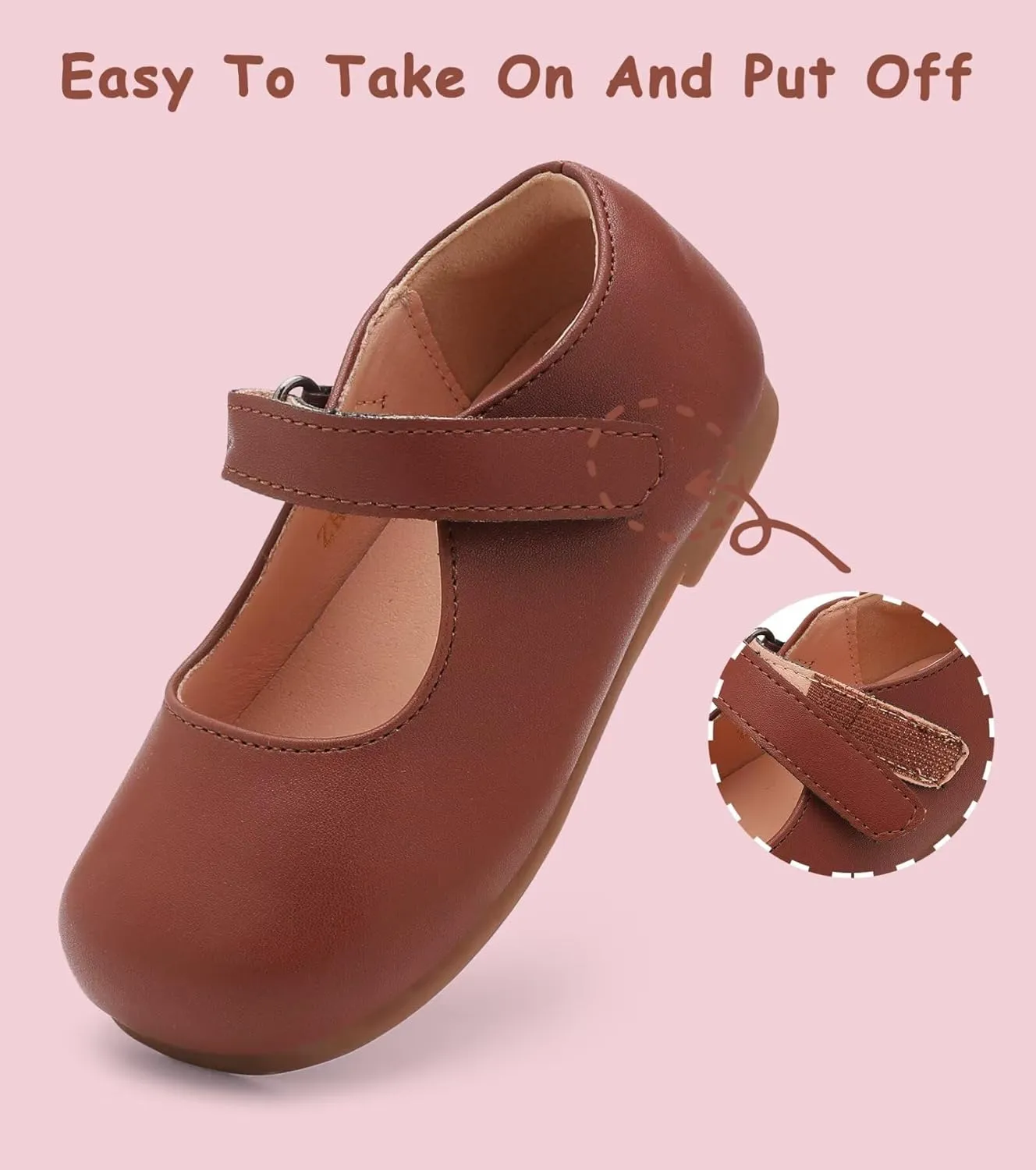 Toddler Flower Girl Dress Shoes Mary Janes Flat