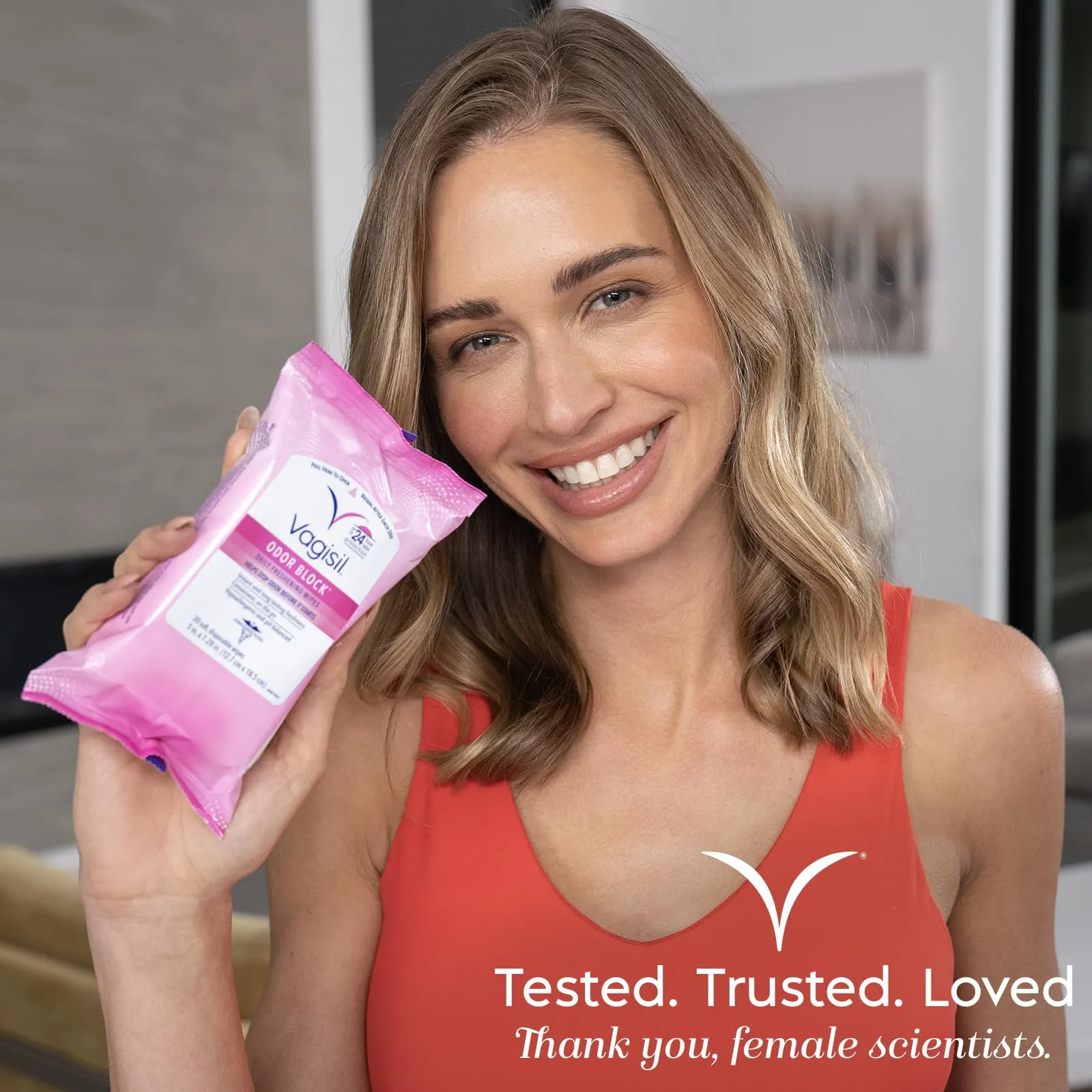 VAGISIL Odor block daily refreshing wipes مناديل منعشة يومية من فاجيسيل