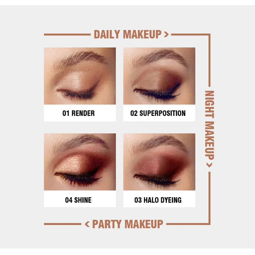 VenusFox Sexy Eye Makeup Palette Matte Eyeshadow Pallete Glitter Powder Eye Shadow lasting Pigment Eyeshadow