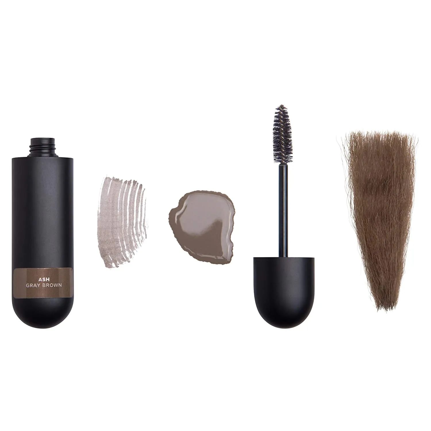 VOLT Grooming Instant Beard Color - Waterproof Quick Drying Brush on Color for Beards and Mustaches, Ash (Gray/Brown)