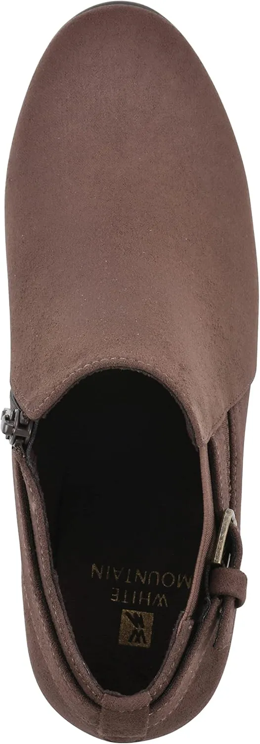 WHITE MOUNTAIN Women's Shoes Noah Block Heel Bootie